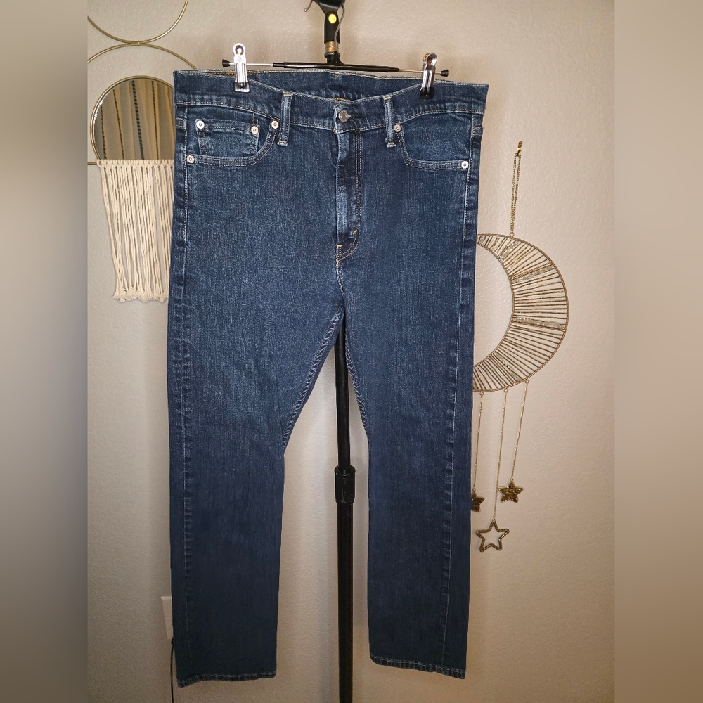 Levi's Men's Straight Fit Blue Jeans